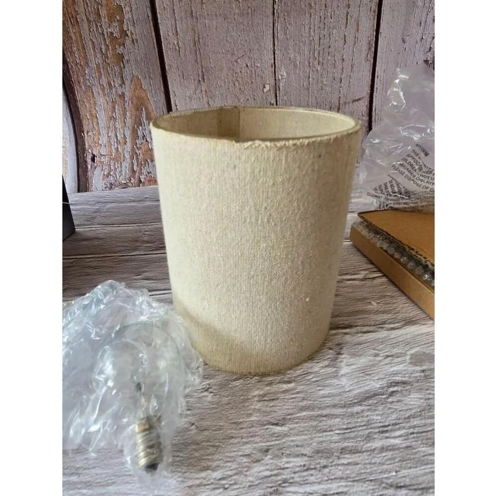 Scentsy Shadow Collection Linen Shade In Box Excellent Condition (G55)
